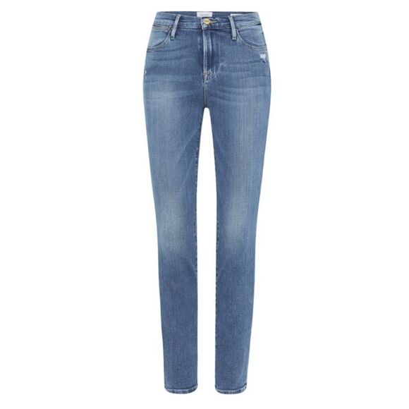 FRAME DENIM
LE HIGH SKINNY JEAN -
REPUBLIC RIPS Size 28 New No Tags - Picture 5 of 6